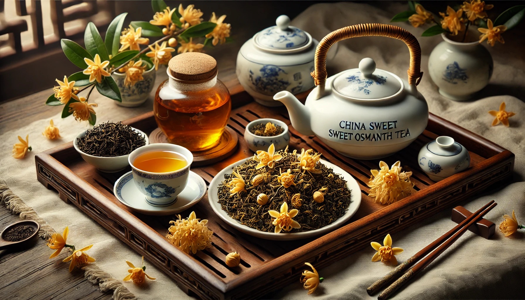 China Sweet Osmanthus Tea_černý čaj